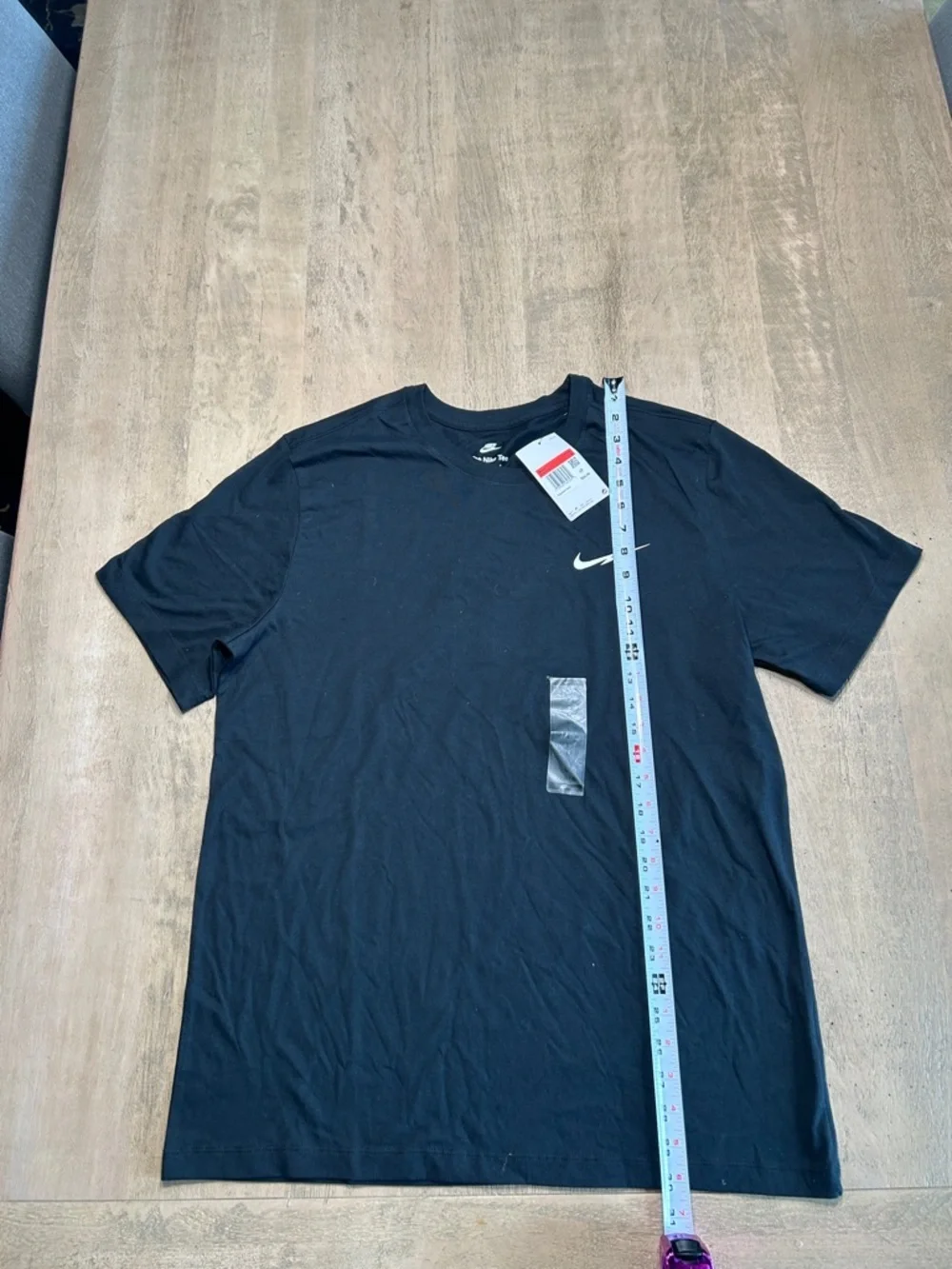 Nike Black Short-Sleeve Tee with Architectural Back Graphic